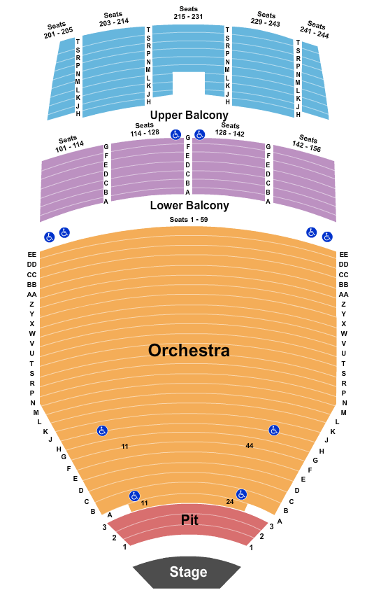 The Linda Ronstadt Music Hall At Tucson Convention Center Gabby's Dollhouse Seating Chart